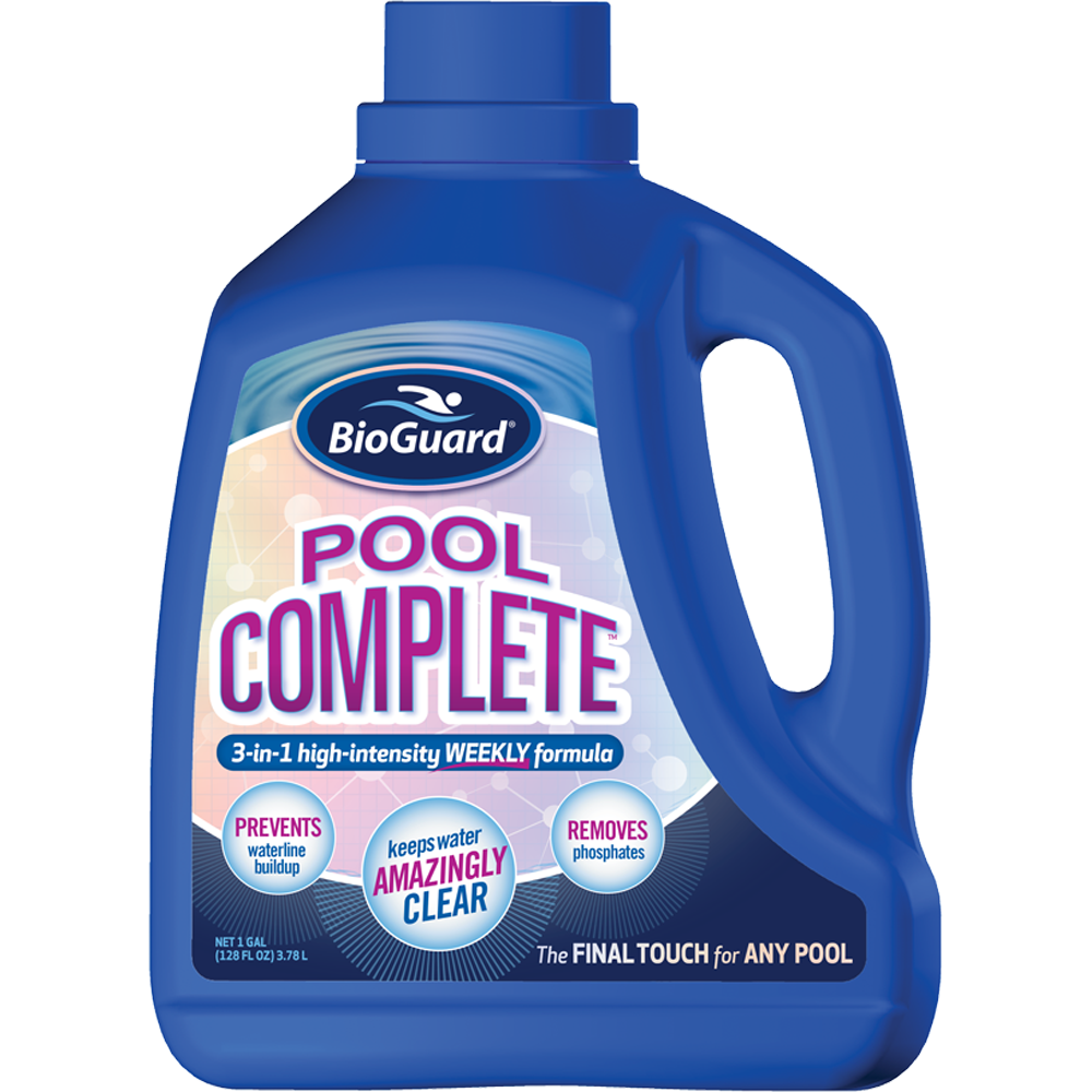 Bioguard Pool Complete, Weekly Clarifier, Enzyme & Phosphate Remover 3