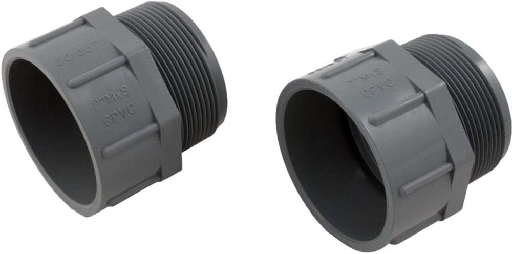 Raypak 005393F 2" CPVC MALE ADAPTER 2 PACK