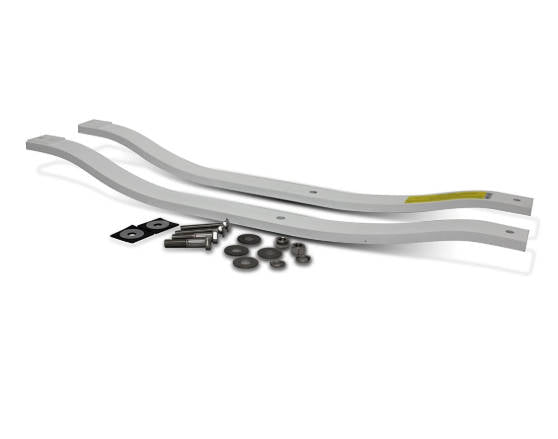 S.R. Smith 69-209-662 6’ Salt Spring, White, Salt pool Jump System 6' Board Spring Assembly