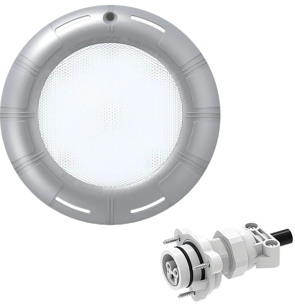 Blue Square Vivid 360 Retro Pool Light 30W - Multicolor - Pentair Replacement w/ Plug Kit