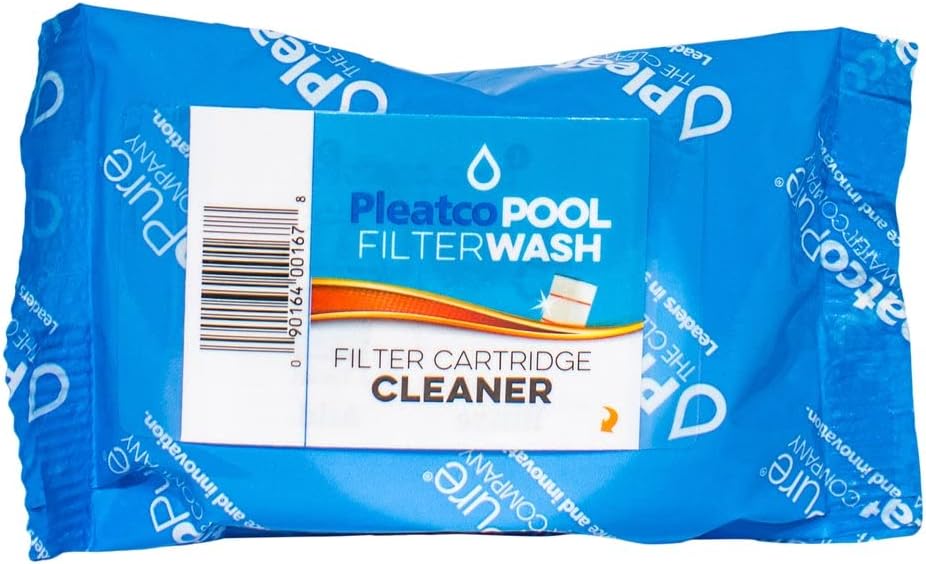 Pleatco PWASH-POOL-PAK Filter Wash Tablet For Pool Cartridges, Cleans Two Cartridges