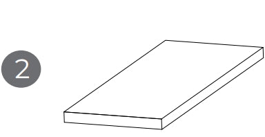 APC HC0217 Universal Track Wedge, Gray, .242" x 96"