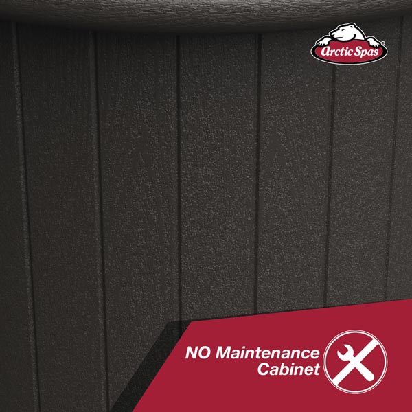 Arctic Spas CAB-400600 Cabinet, No Maintenance Transition Strip Charcoal for 7' or 8' Spa