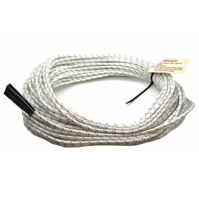 Coverstar PowerFlex Detachable Rope 100' w.semi-rigid tab 518 (Silver Tracer)