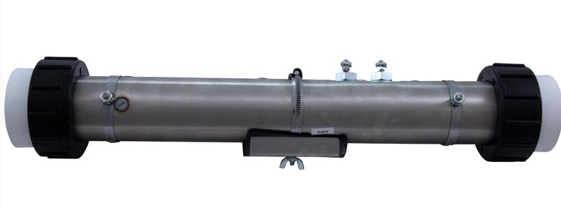 Hydro-Quip Universal Series 5.5kW 230V Flow Thru Heater, 2x15" 48-1555-HS