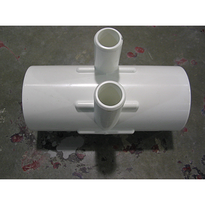 Arctic Spa JET-112200 Pvc Fitting, Manifold 2 Port 2"spg x 2"spg x 3/4"barb
