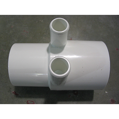 Arctic Spa JET-112201 Pvc Fitting, Manifold 2 Port 2"spg x 2"soc x 3/4"barb