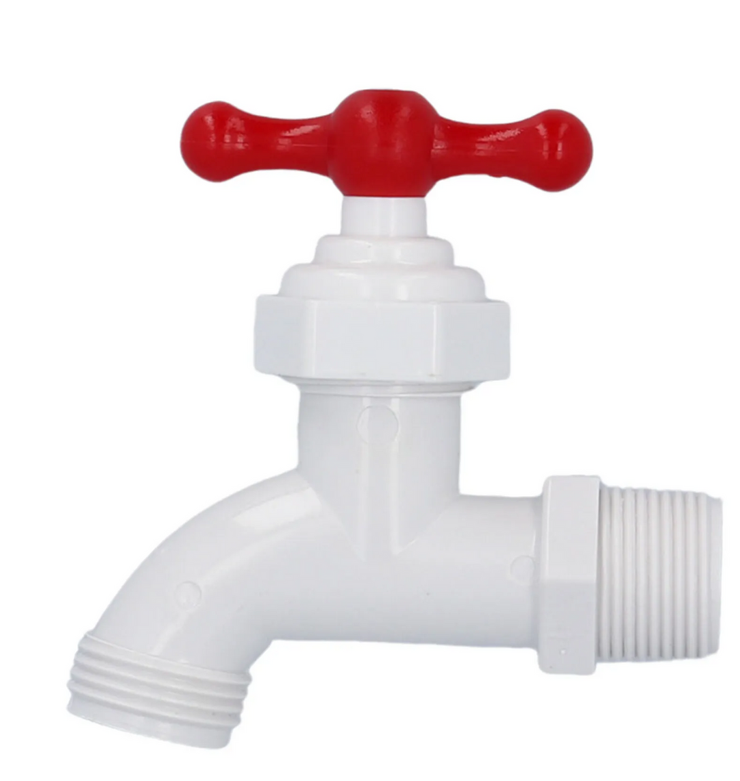 Magic Plastics 0203-07 Hose Bibb, 3/4"MPT x Hose Thrd