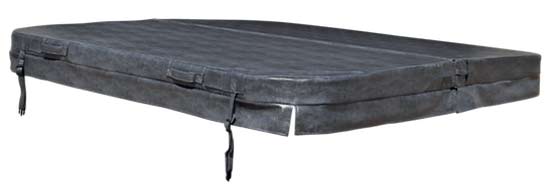 Arctic Spa Cover, Fox/Timberwolf Mylovac 5"X4" 69x86" Grey