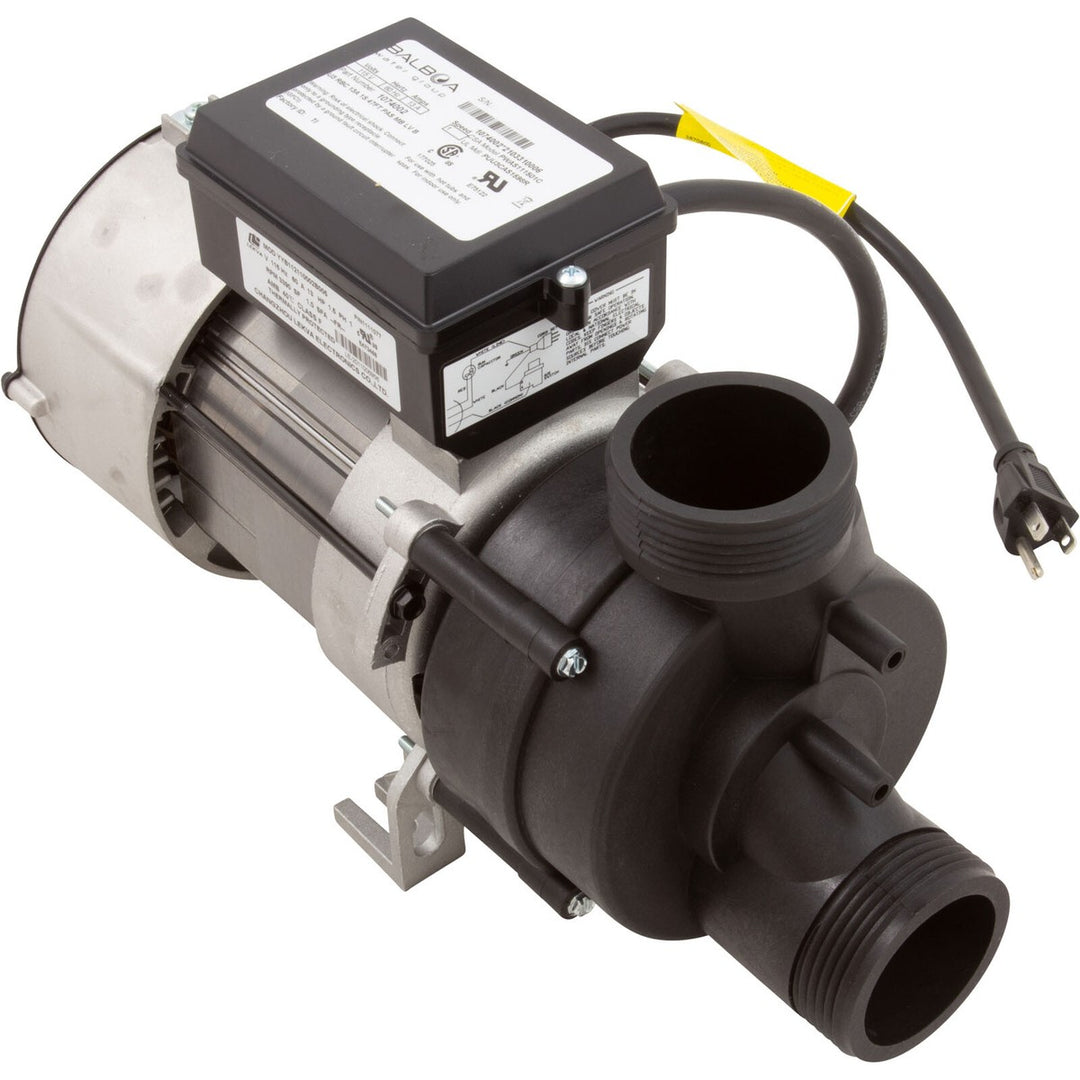 Balboa Circulation Spa Pump, Vico, 1.5hp, 115v, 13a, w/Air Switch & Cord, OEM