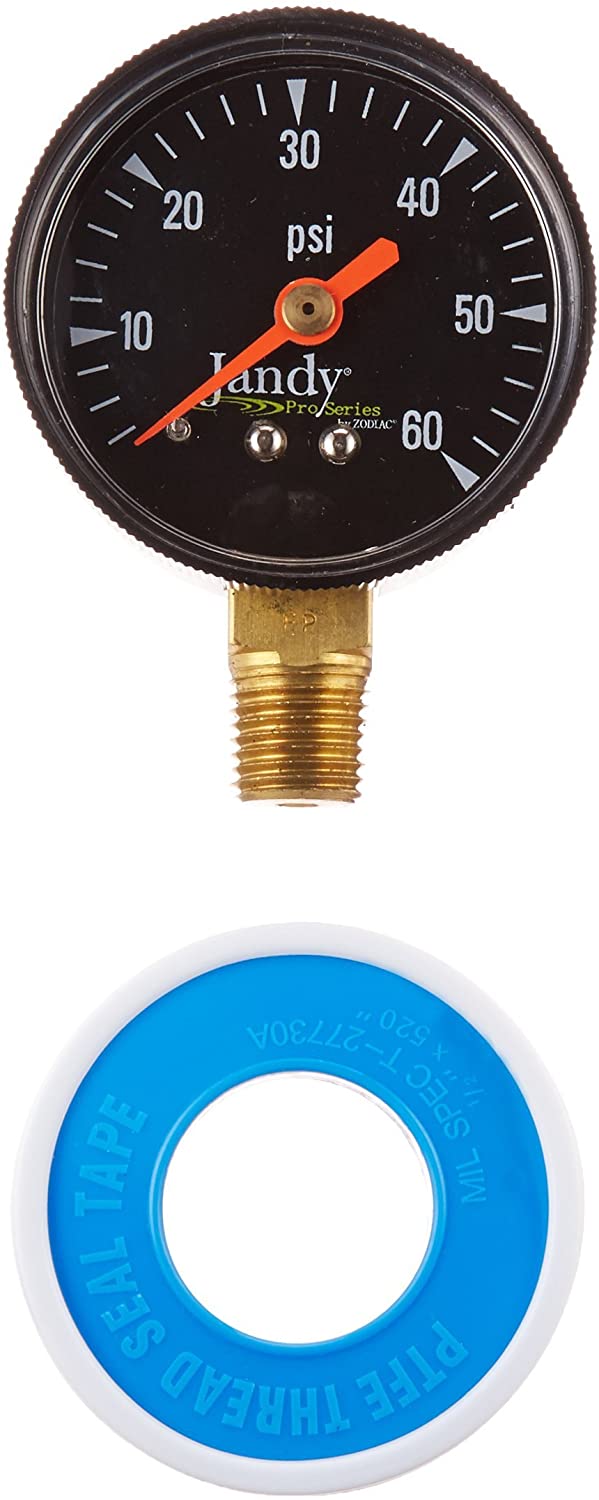 Jandy R0556900 Pro Series Pressure Gauge 0–60 psi