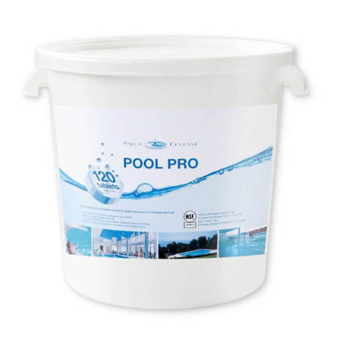 956319 - AquaFinesse Biofilm Reducer, Pool Water Care Tabs, 120 Tab Bucket