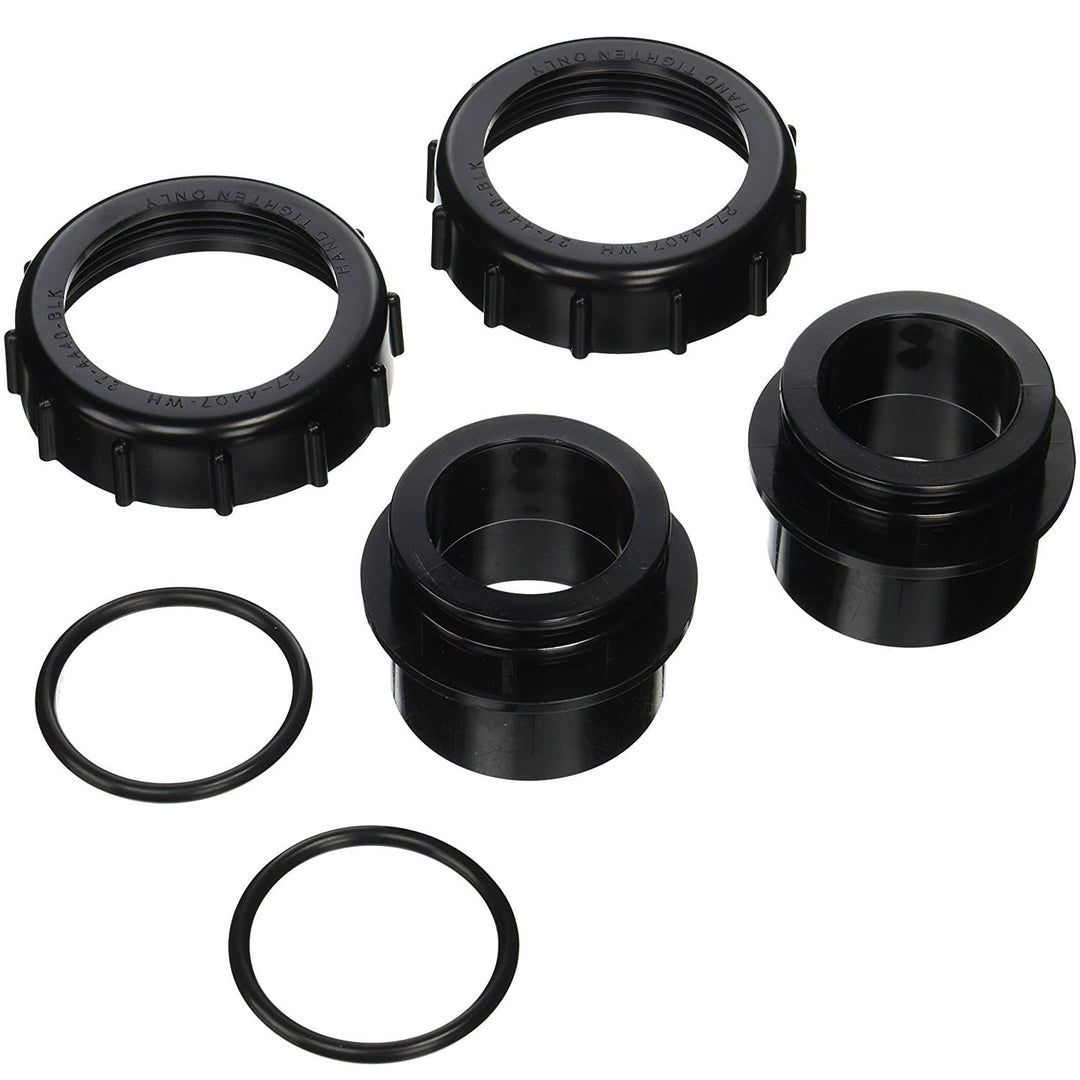 Pentair 270100 Black Valve Adaptor Replacement Kit Pool/Spa Cartridge and D.E. Filter