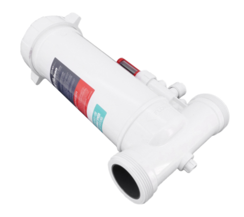 CMP 25280-150-000 Powerclean Tab Ultra VS In-Line Chlorinator, Clear Glass Lid, 1.5-2"