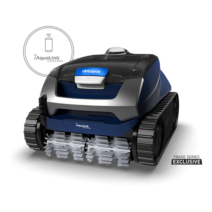 Polaris FEPIC8642IQ Epic 8642 IQ Robotic Pool Cleaner <=50' Pools - 2 Year Warranty - Includes Rolling Caddy