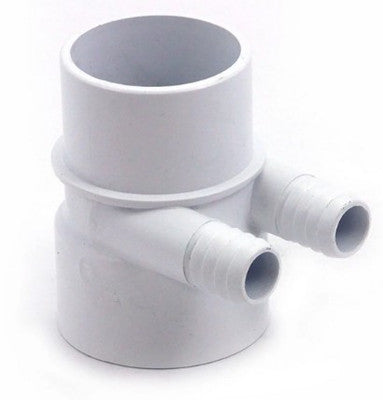 0362-20 Manifold, PVC, Magic, 2" S x 2" Spg x (2) 3/4"RB Ports