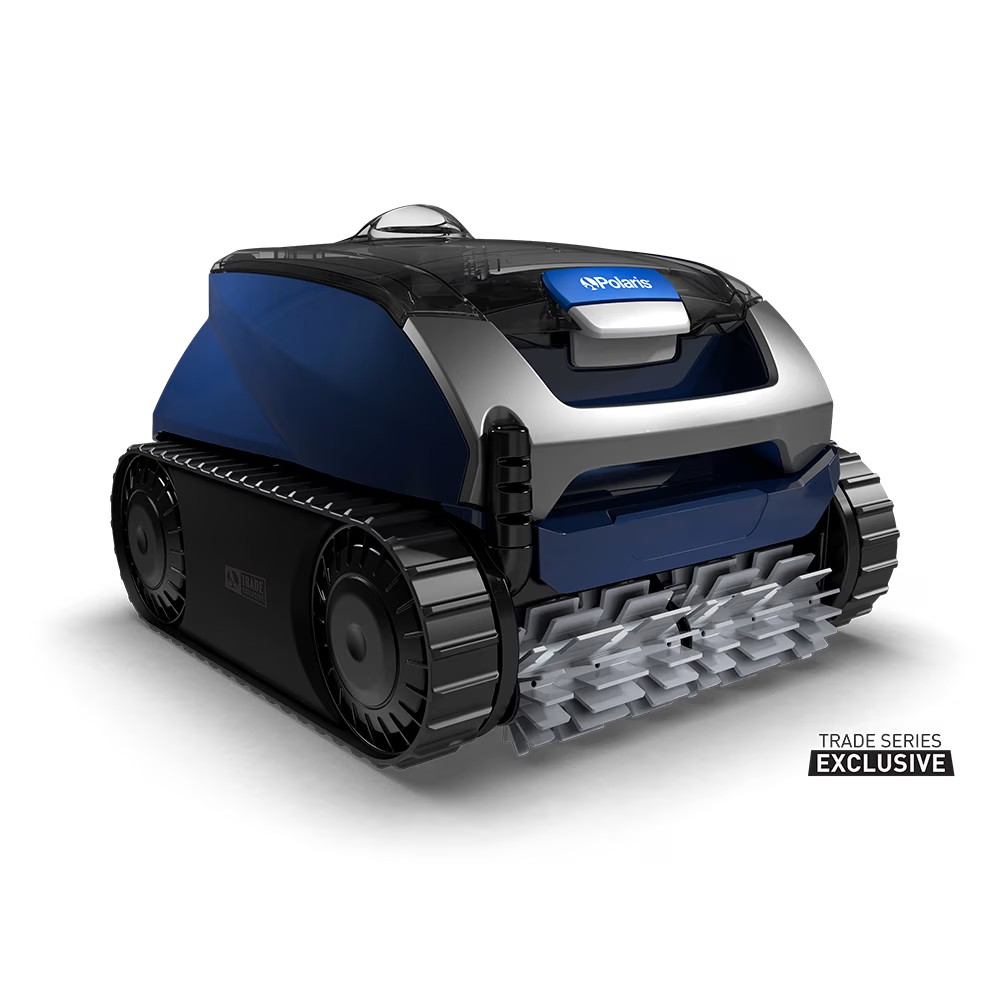 Polaris EPIC 8640 robotic pool cleaner, front-right view