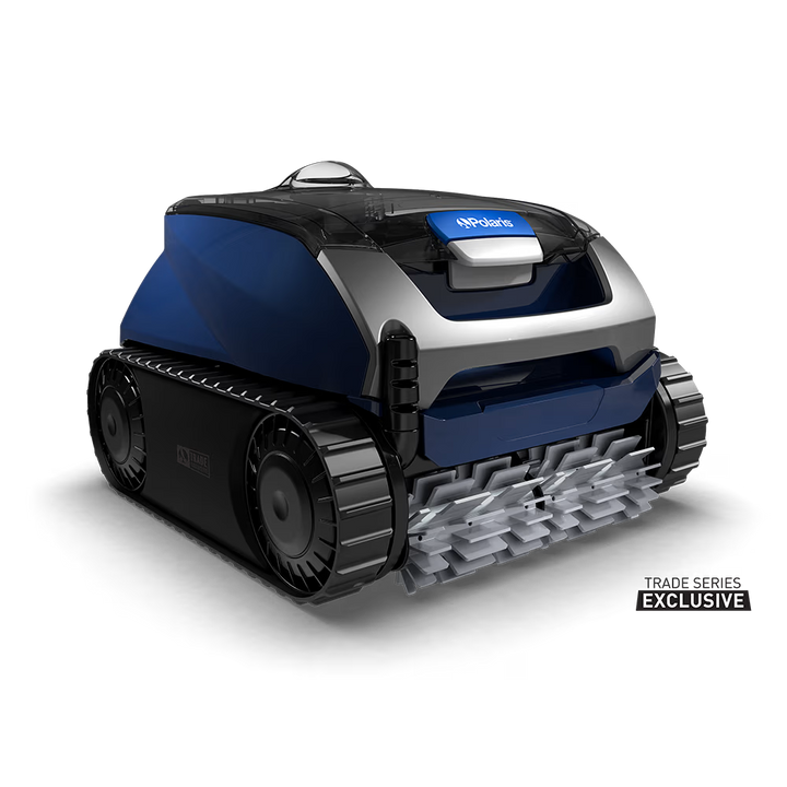 Polaris EPIC 8640 robotic pool cleaner, front-right view