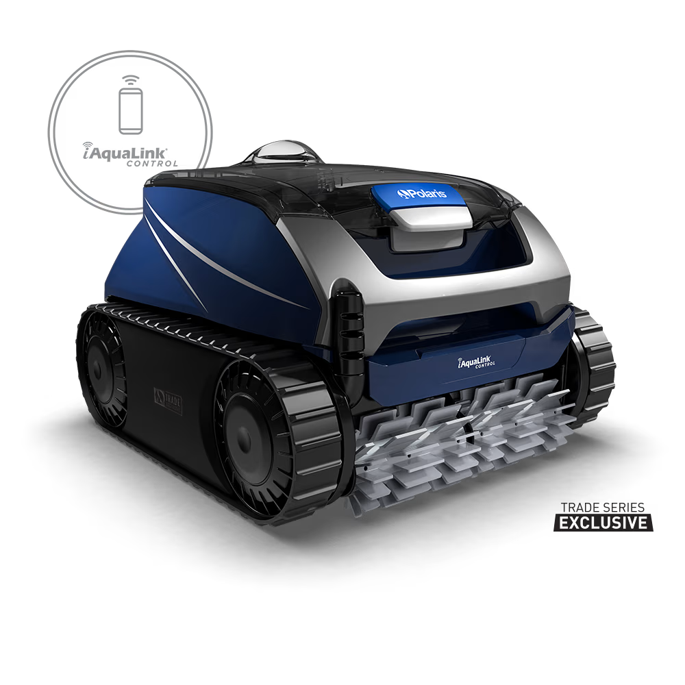 Polaris FEPIC8642IQ Epic 8642 IQ Robotic Pool Cleaner <=50' Pools - 2 Year Warranty - Includes Rolling Caddy