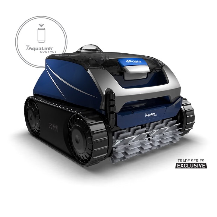 Polaris FEPIC8642IQ Epic 8642 IQ Robotic Pool Cleaner <=50' Pools - 2 Year Warranty - Includes Rolling Caddy