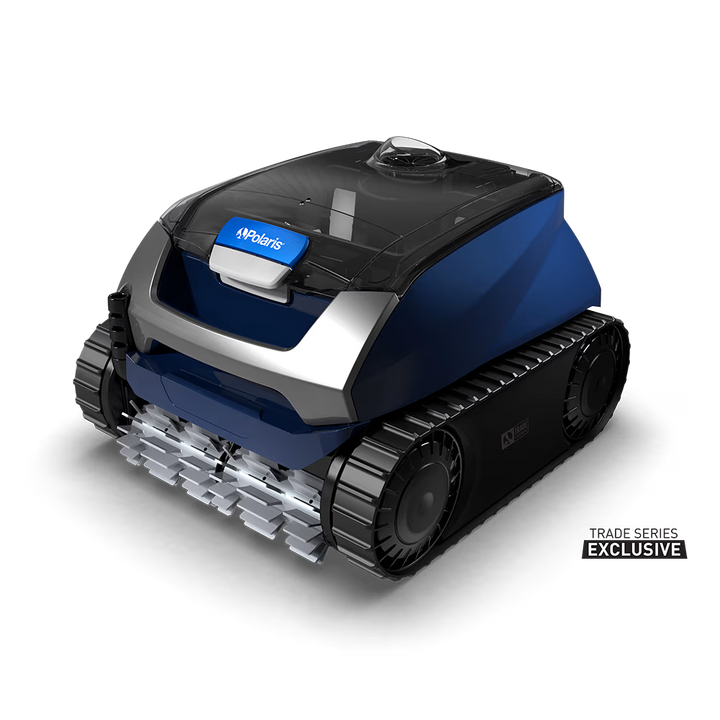 Polaris EPIC 8640 robotic pool cleaner, front-left view