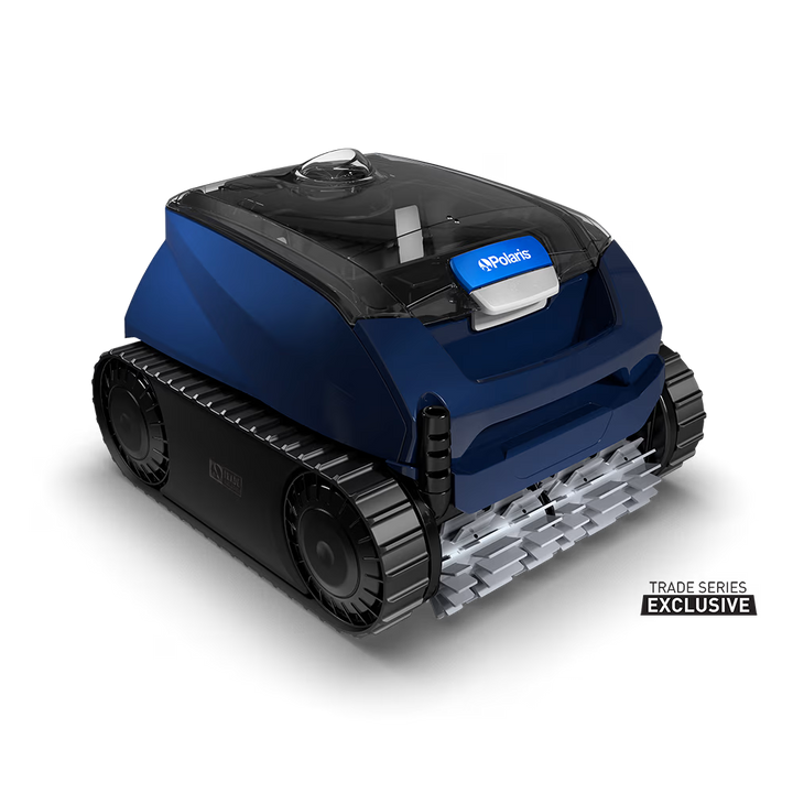 Polaris EPIC 8520 robotic pool cleaner, left three-quarter view