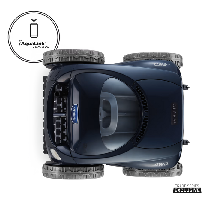 Polaris ALPHA iQ robotic pool cleaner, top view