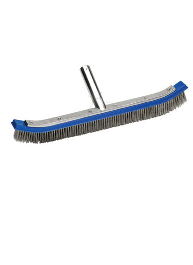 Ocean Blue 110017 Brush 18" Stainless Bristles, Curved with Aluminum Back