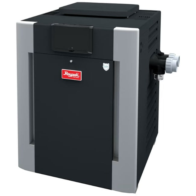Raypak 009226 Heater 336 Propane, Digital Electronic, Polymer Headers, Copper, 333k BTU