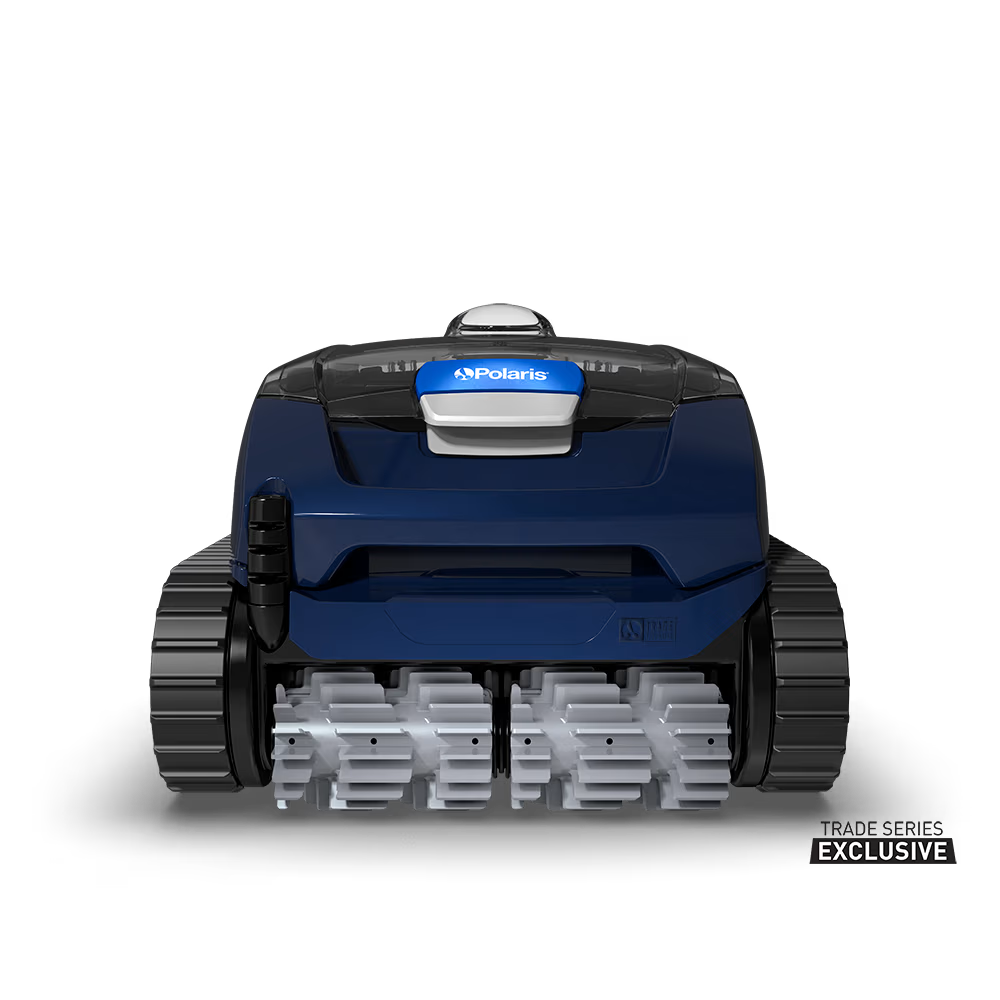 Polaris EPIC 8520 robotic pool cleaner, straight-on front view
