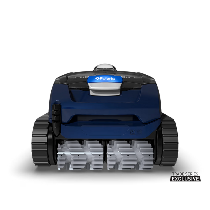 Polaris EPIC 8520 robotic pool cleaner, straight-on front view