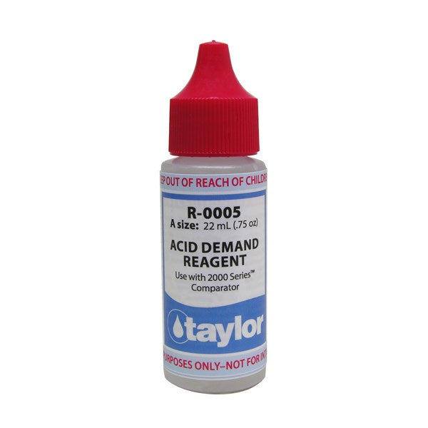 Taylor R-0005-A Acid Demand Reagent  .75 oz, Dropper Bottle
