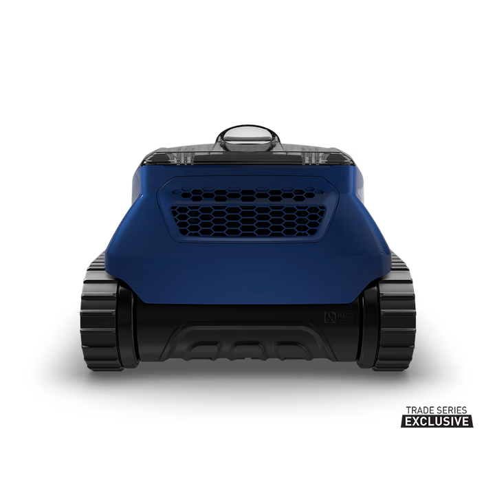 Polaris EPIC 8520 robotic pool cleaner, rear view showing water outlet