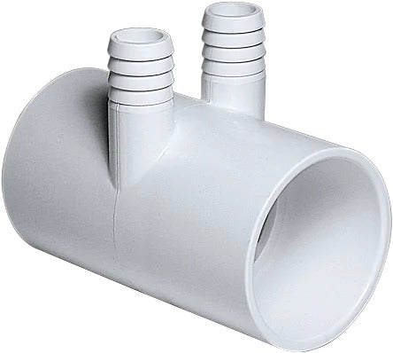 Waterway 672-7100 Waterway 2" X 2" 2-Port 3/4" Rib Barb Manifold