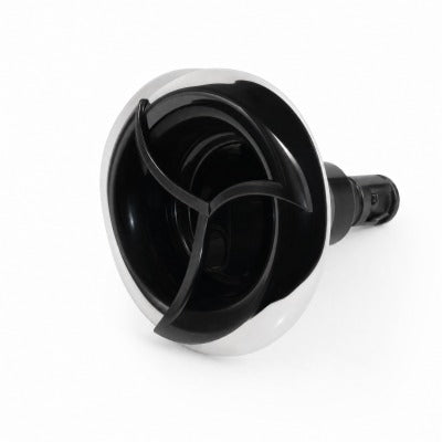 Arctic Spas JET-115172 Jet Insert, Turbo 5" Single Pulse, Black/Stainless Steel, Flex Tab