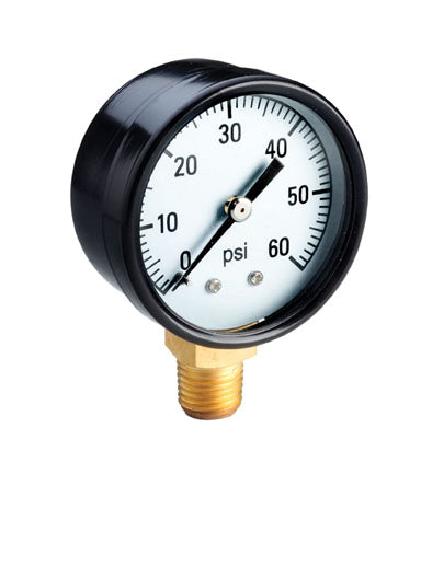 Ocean Blue 191105 1/4" Back Mount Pressure Gauge