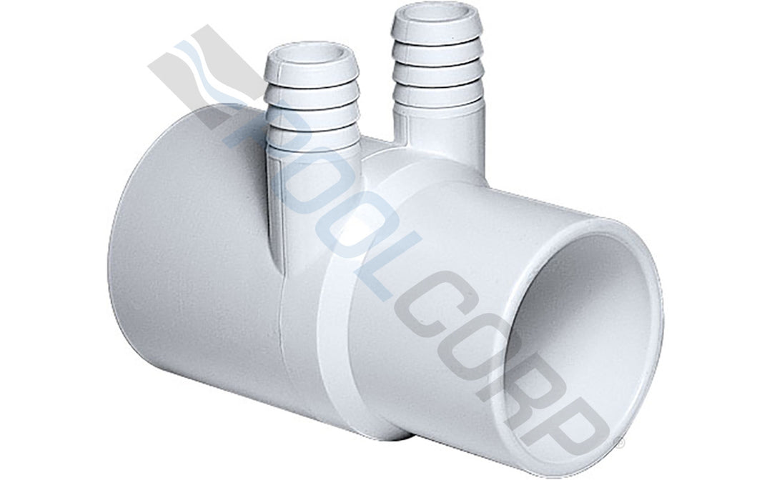 Waterway 672-7130B Waterway Rib Barb Manifold - 2" Spigot with 3/4" Ports