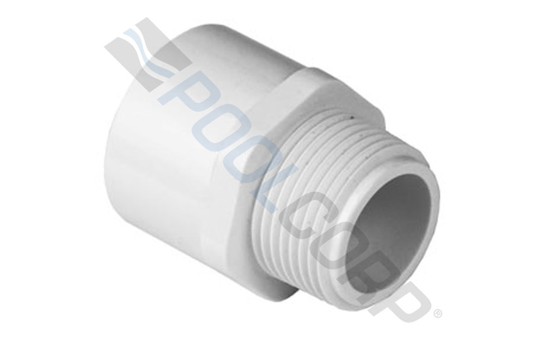 Spears PVC 436-010 Fitting 1-1/2" Schedule 40 PVC Male Adaptor MPT X Socket