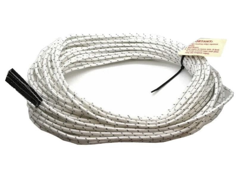 Coverstar Central C6130 PowerFlex Detachable Rope 130' with Keder Tab - Silver Tracer