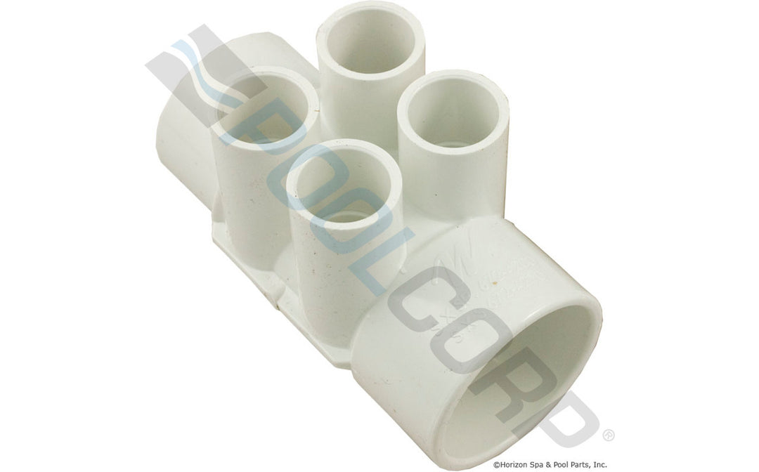 Waterway 672-4200 Waterway 2" S x 2" Spg Manifold with 4 x 3/4" Ports