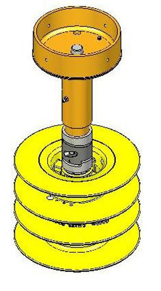 Cover-Pools 180028 Tower Assembly Left Hand 6 Inch for Pool Covers