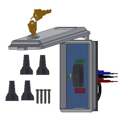 Coverstar Central A0609 High-Quality Pcs Toggle Rocker Switch Assembly (110V) - Durable & Easy to Install