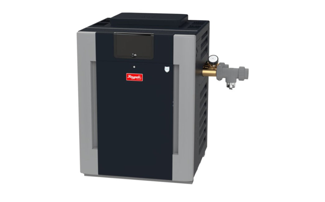 Raypak Heater 336 Natural, Digital ASME Commercial, Bronze Headers, Copper - 017373