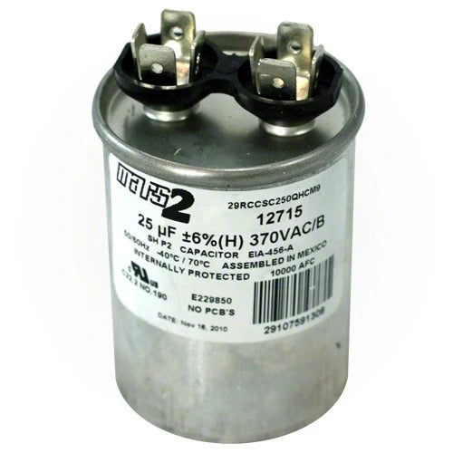 US Seal Manufacturing RD-25-370 25 MFD Motor Run Capacitor - Dual Voltage 370/420V
