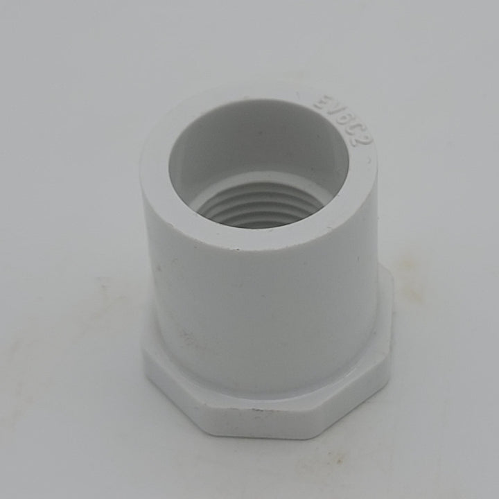 Arctic ZOO-130501 PVC Fitting, Reducer Bushing 1/2" FPThread x 3/4" Spigot