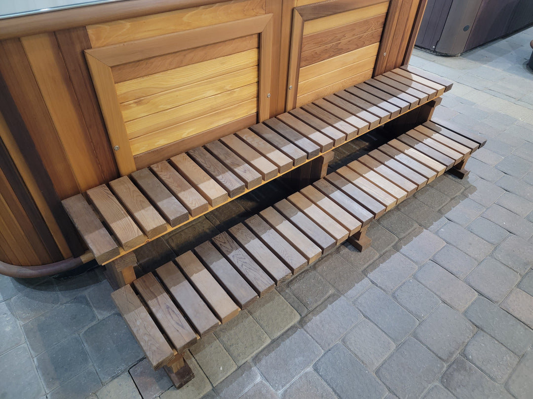 Arctic GAZ-150120 Step 72" Wide 2 Tier Cedar For 8' Spas