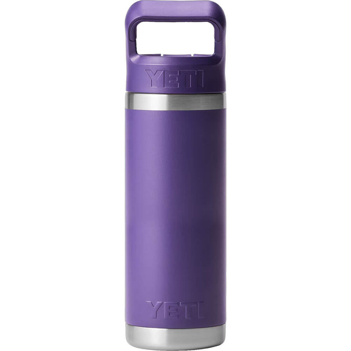 YETI Rambler Bottle 18oz w/ Color Straw Cap