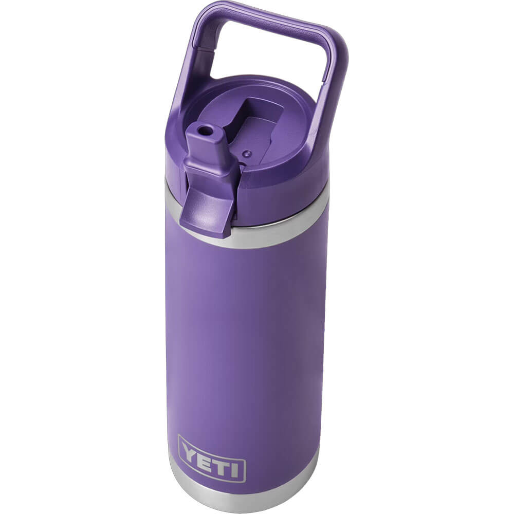 YETI Rambler Bottle 18oz w/ Color Straw Cap