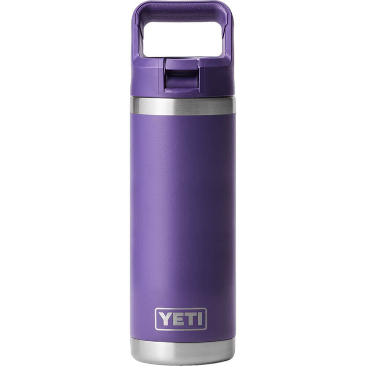 YETI Rambler Bottle 18oz w/ Color Straw Cap