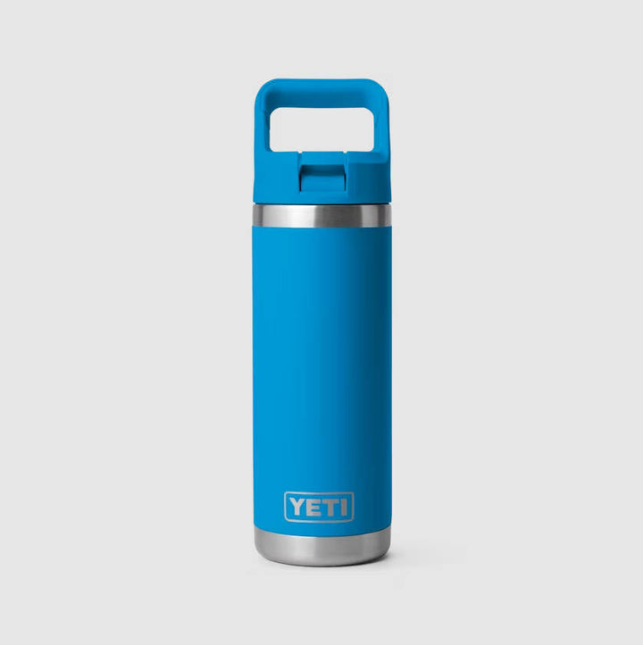 YETI Rambler Bottle 18oz w/ Color Straw Cap